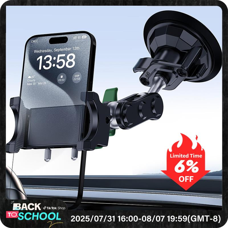 【Tiktokshopbacktoschool】Magic JOHN High Performance Ultra Durable Car Phone Holder Easy Install