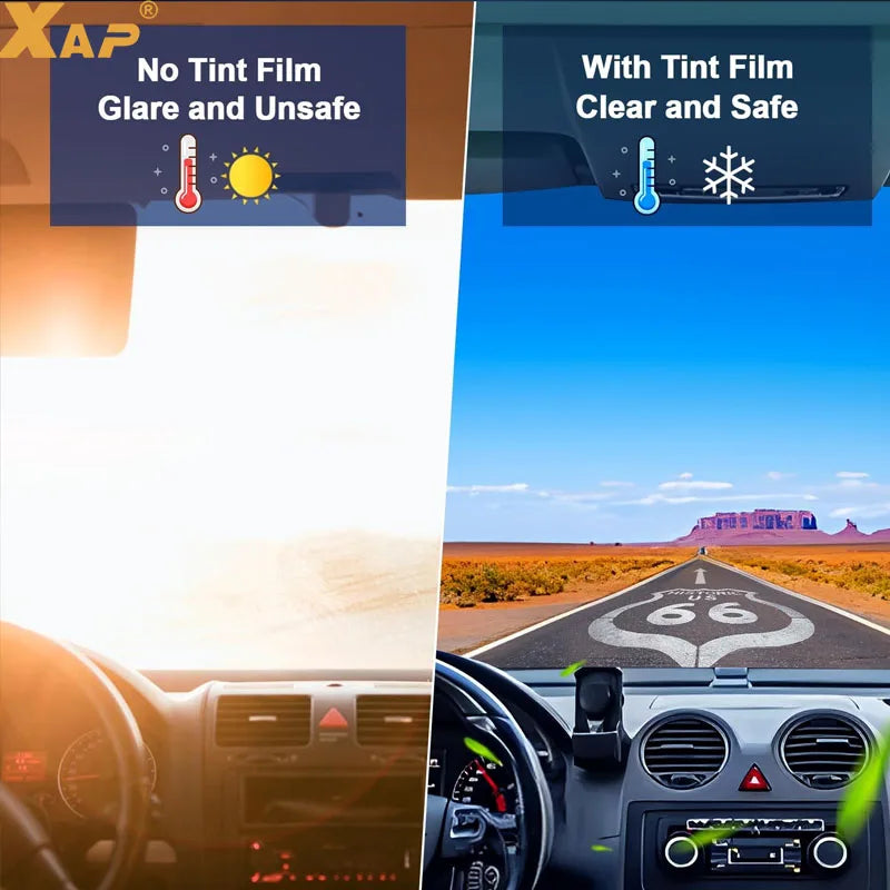 XAP NC-SI60 New Product PET Material Automotive Glass Insulation Film 2 Layers Window Tint Film 1.52m X 30m