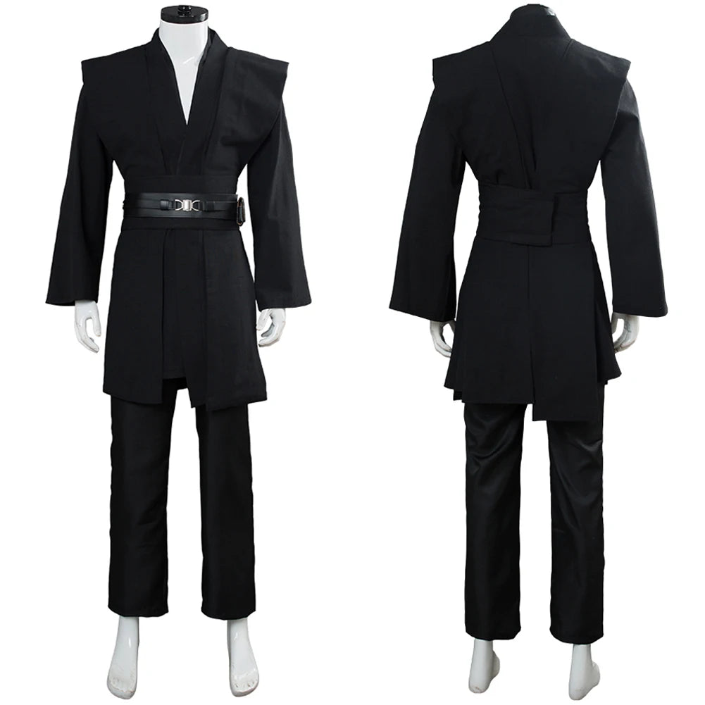 Obi Wan Cosplay Anakin Fantasy Movie Space Battle Knight Disguise Costume Robe Cloak 3 Colors Adult Men Cosplay Fantasia Outfits