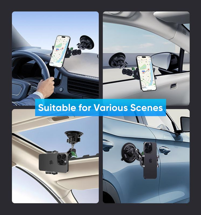 【Tiktokshopbacktoschool】Magic JOHN High Performance Ultra Durable Car Phone Holder Easy Install