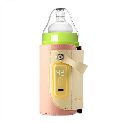 USB Milk Water Warmer Travel Stroller Insulated Bag Baby Nursing Bottle Heater Newborn Infant Portable Bottle Feeding Warmers