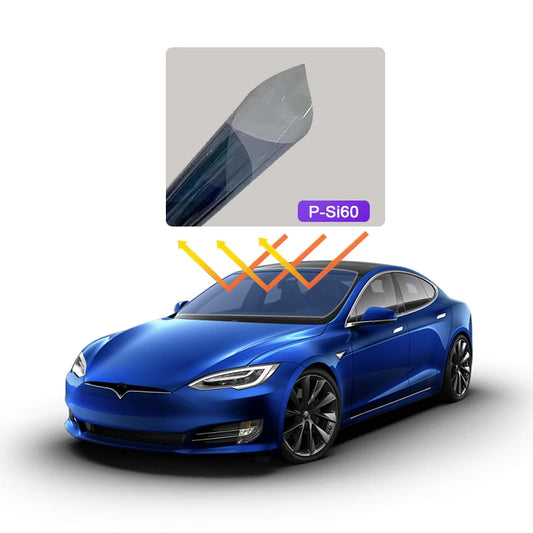 XAP NC-SI60 New Product PET Material Automotive Glass Insulation Film 2 Layers Window Tint Film 1.52m X 30m