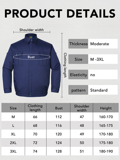 Working clothes with fan, long sleeves clothing for work