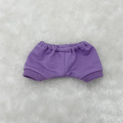 For 10cm Doll Clothes 15cm 20cm Dolls Outfit Hoodie Pants Dolls Accessories Cultivate Hands-on Ability Children's Gift Toys