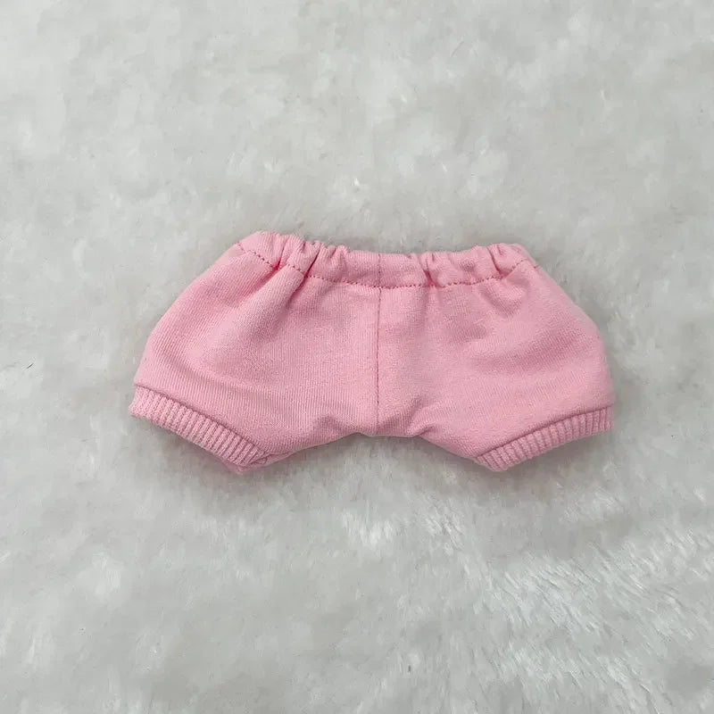 For 10cm Doll Clothes 15cm 20cm Dolls Outfit Hoodie Pants Dolls Accessories Cultivate Hands-on Ability Children's Gift Toys
