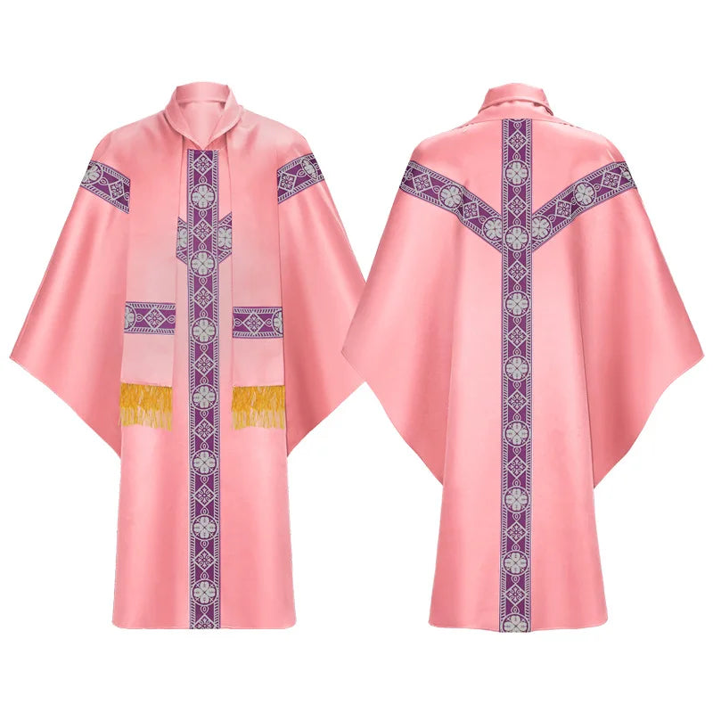 Muslim Medieval Robes Priest Priesthood Prayer Clothes Fashion Stage Performance Costumes Cloak For Men and Women 2025 New
