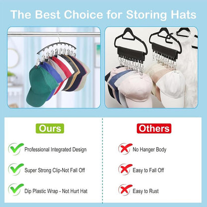Legging Organizer for Closet, Metal Yoga Pants Hangers 2 Pack W/10 Clips Holds 20 Leggings, Space Saving Hanging Closet Organizer W/Rubber Coated Closet Organizers and Storage, Black